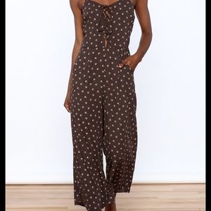 Brown emory-park-flower-power-romper